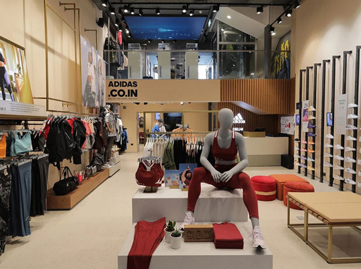 In India, Adidas opens its first flagship shop