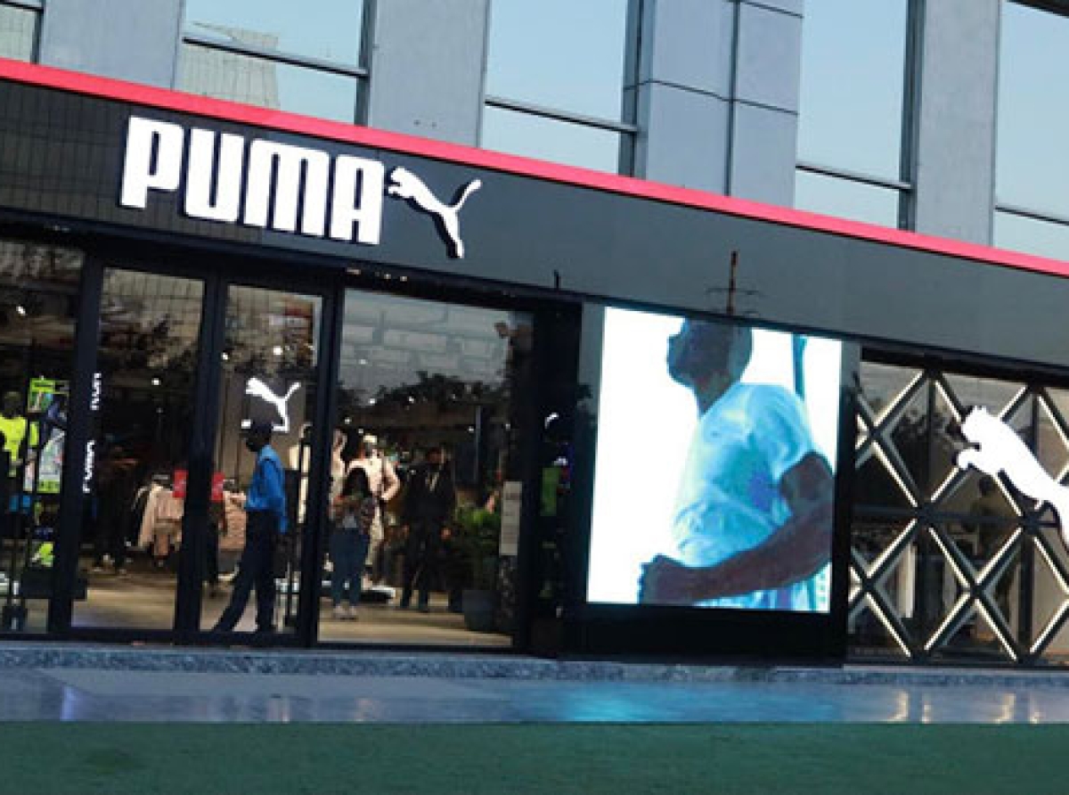 In India, Puma launches their second-largest shop