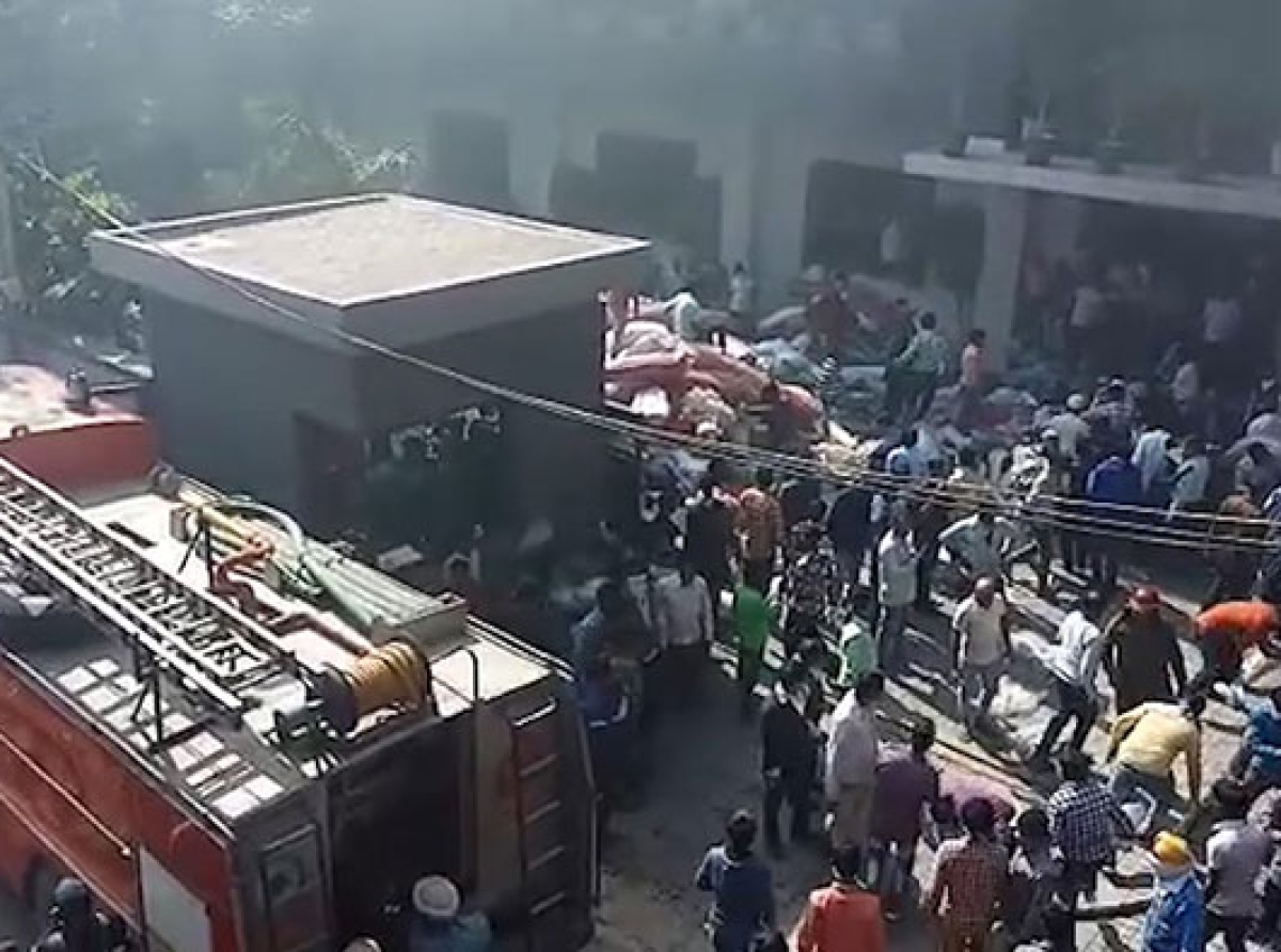 A fire has broken out in a clothing factory in Ludhiana