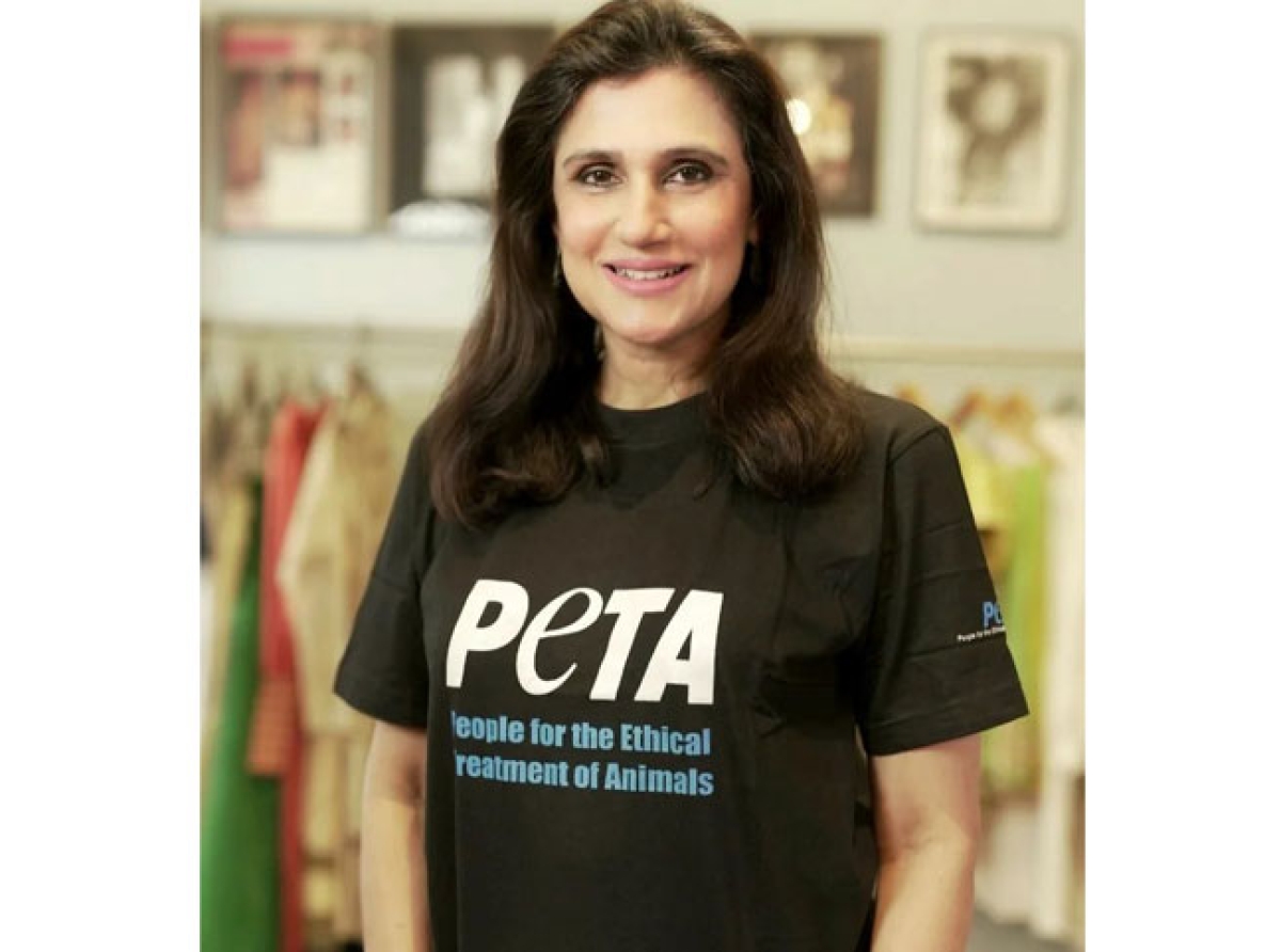 Rinka Dhaka: joins PETA campaign to protest against leather use