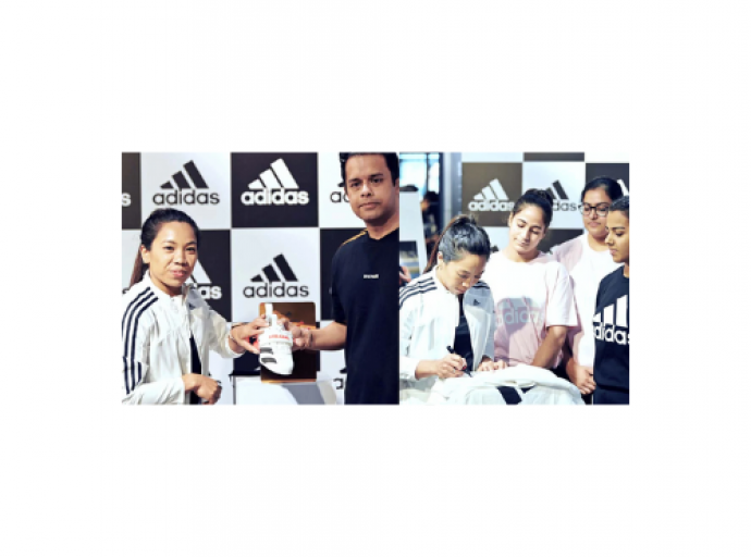 Mirabai Chanu is the new face of Adidas' "Stay in Play" campaign