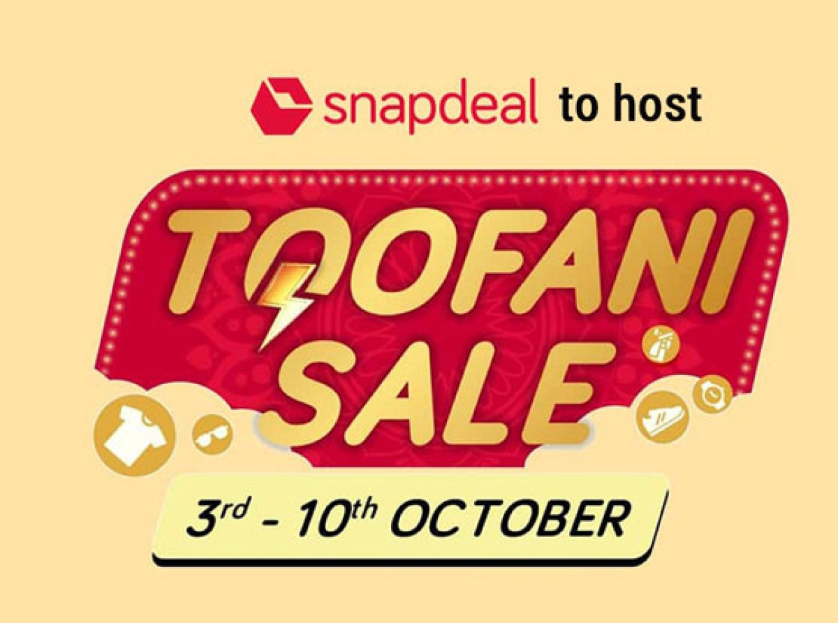 Snapdeal to organize second Toofani Sale from October 16-23