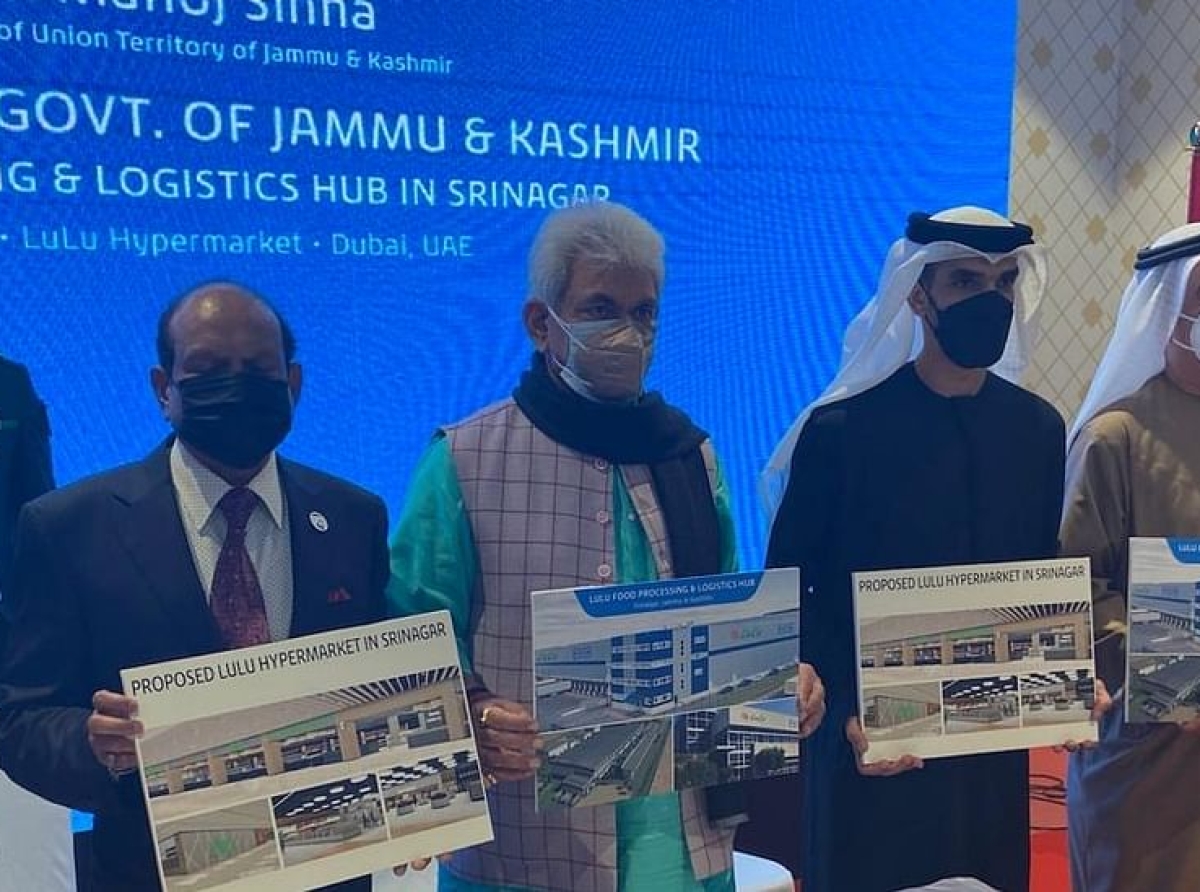 LuLu Group, UAE J&K government & signed a Memorandum of Understanding (MOU)