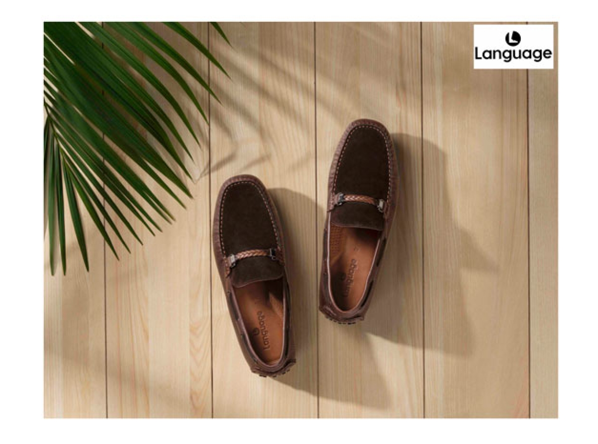 Language sales shoes myntra