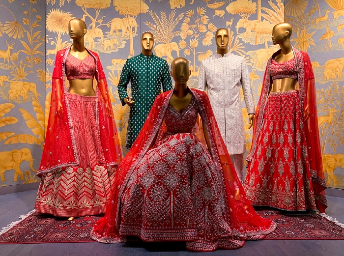Anita Dongre  Talhah gowns with Tarfah jackets and Ishku  Facebook