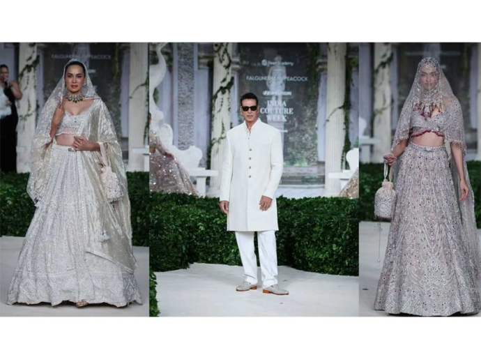Pearl Academy, FDCI team up to launch Falguni Shane Peacock collection at Hyundai India Couture Week 2025