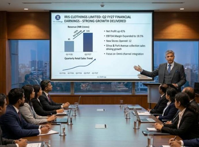 Iris Clothings delivers robust financial performance in Q2 FY27 