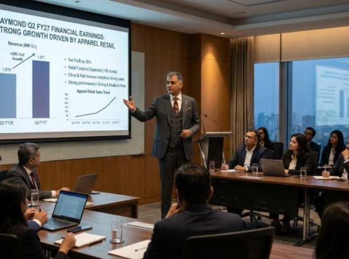 Apparel retail growth boosts Q2, FY27 earnings for Raymond